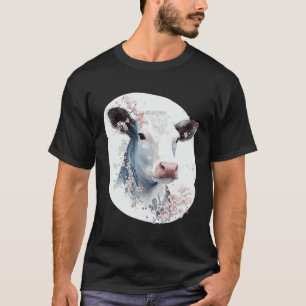 Cute Koe Kersenbloesem Japanse Sakura Boerderij Co T-shirt