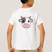 Cute Koe Kinder T-shirt (Achterkant)
