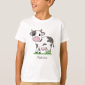 Cute Koe Kinder T-shirt (Voorkant)