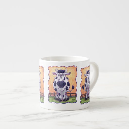 Cute Koe Kitchen Accessoires Espresso Kop (Voorkant rechts)