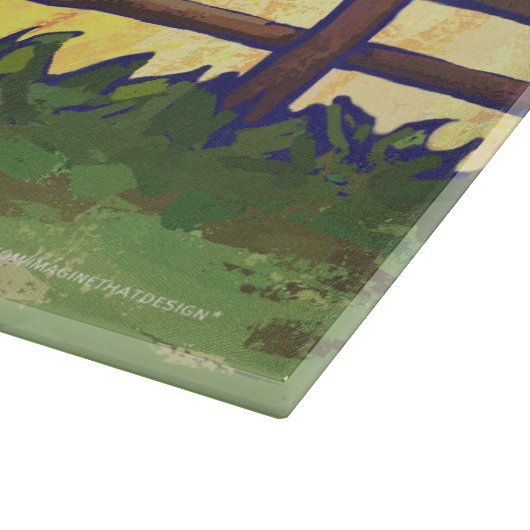 Cute Koe Kitchen Accessoires Snijplank (Hoek)