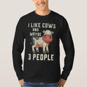 Cute Koe Lover Farming Farmer Boerderij Animal Fun T-shirt