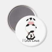 Cute Koe Magneet (Voorkant / Achterkant)