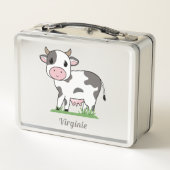 Cute Koe Metal Lunch Box (Achterkant)