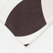 Cute Koe Pattern Fleece Deken (Hoek)