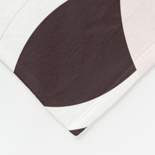 Cute Koe Pattern Fleece Deken (Hoek)