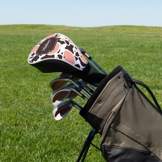 Cute Koe Pattern Golfheadcover (Insitu)
