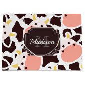 Cute Koe Pattern Groot Cadeauzakje (Voorkant)