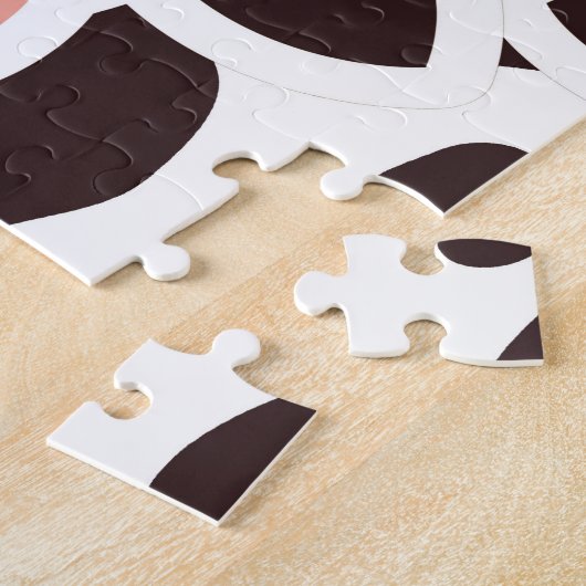 Cute Koe Pattern Legpuzzel (Zijkant)