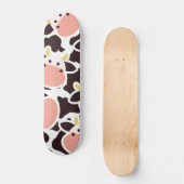 Cute Koe Pattern Persoonlijk Skateboard (Voorkant)
