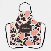 Cute Koe Pattern Schort (Voorkant)