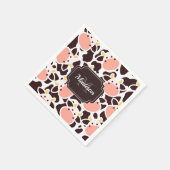 Cute Koe Pattern Servet (Hoek)