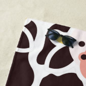 Cute Koe Pattern Strandlaken (In situ)