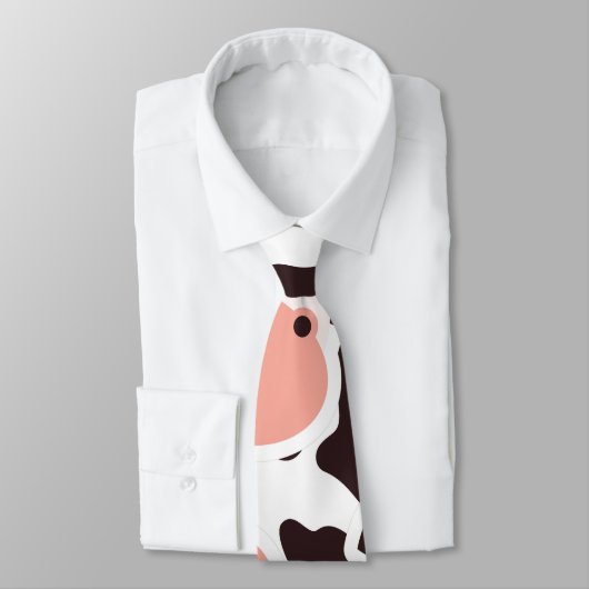 Cute Koe Pattern Stropdas (Gebonden)
