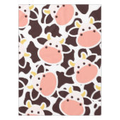 Cute Koe Pattern Tafelkleed (Voorkant)