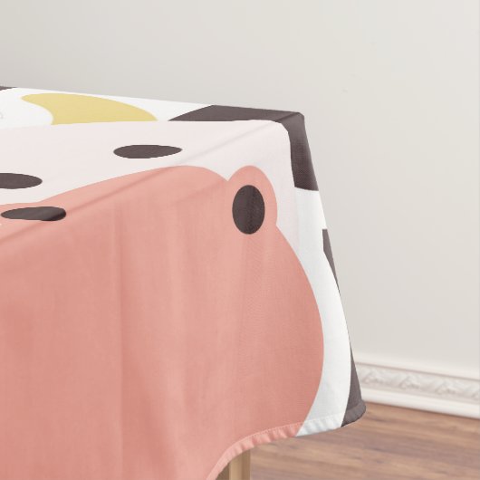 Cute Koe Pattern Tafelkleed (Voorbeeld)