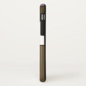 Cute Koe Phone Case Paars en Brown (Achterkant/links)