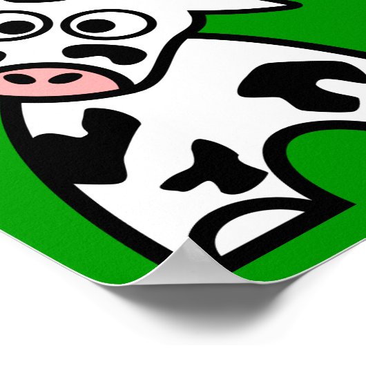 Cute Koe Poster (Hoek)