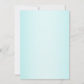 Cute Koe Print Floral Boerderij Baby shower Kaart (Achterkant)