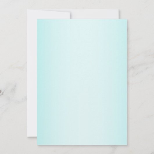 Cute Koe Print Floral Boerderij Baby shower Kaart (Achterkant)