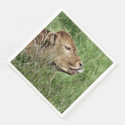 CUTE KOE SERVETTEN (Hoek)