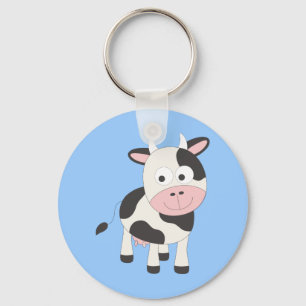 Cute koe sleutelhanger