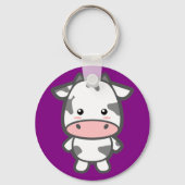Cute Koe Sleutelhanger (Voorkant)
