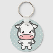 Cute Koe Sleutelhanger (Voorkant)