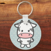 Cute Koe Sleutelhanger (Voorkant)
