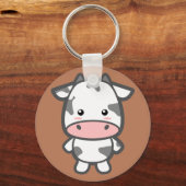 Cute Koe Sleutelhanger (Voorkant)