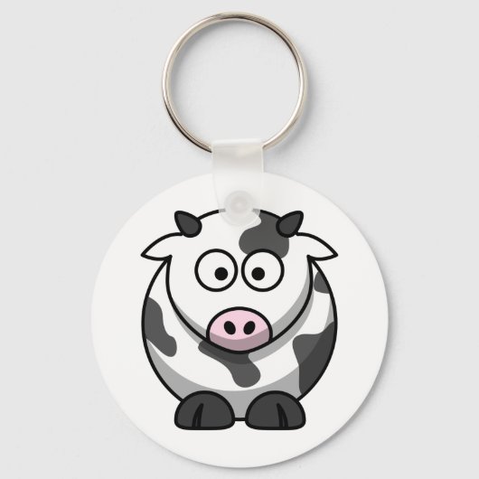 Cute Koe Sleutelhanger (Voorkant)