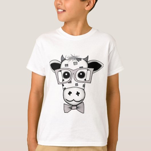 Cute Koe T-shirt (Voorkant)