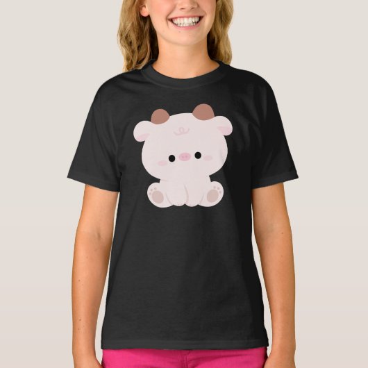 Cute Koe T-shirt (Voorkant)
