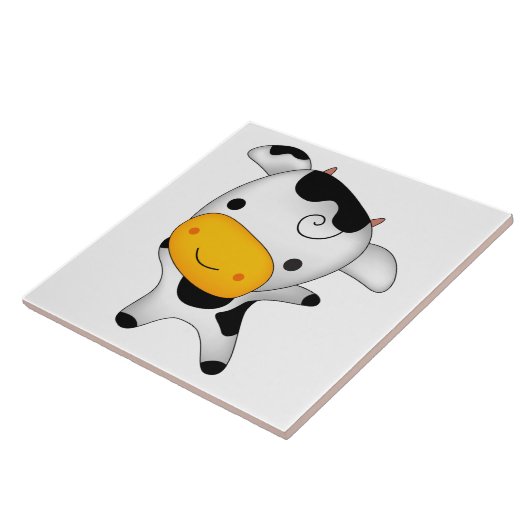 Cute koe tegeltje (Zijkant)