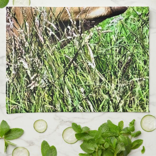 CUTE KOE THEEDOEK (Gevouwen)