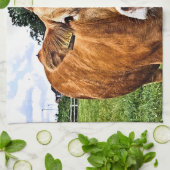 CUTE KOE THEEDOEK (Gevouwen)