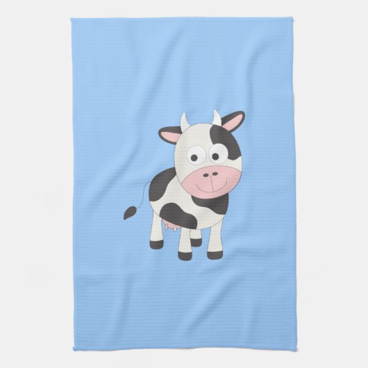 Cute koe theedoek (Verticaal)
