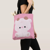 Cute Koe Tote Bag (Dichtbij)