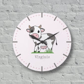 Cute Koe Wall Clock Grote Klok