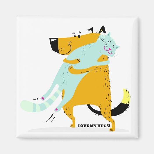 Cute koelkast Magnet (Voorkant)