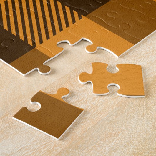 Cute koffiebar decor puzzel legpuzzel (Zijkant)