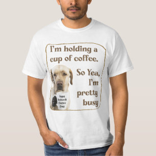 Cute koffiedrink Labrador T-Shirt