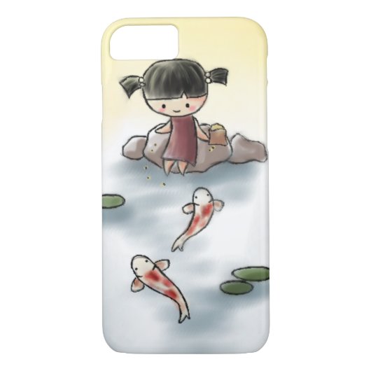 Cute Koi iPhone 7 hoesje (Achterkant)