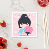 Cute Kokeshi Doll Servet (Insitu)