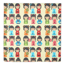 Cute Kokeshi Japanse poppen