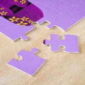 Cute kokeshi poppencartoon legpuzzel (Zijkant)