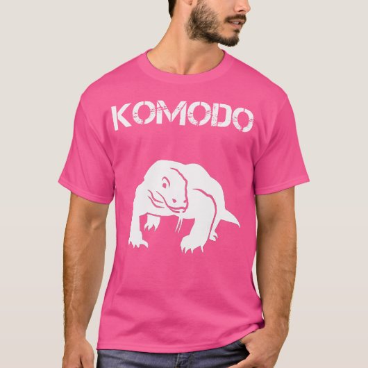 Cute Komodo Dragon T-shirt (Voorkant)