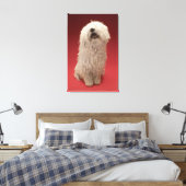 Cute Komondor Dog Canvas Afdruk (Insitu (Slaapkamer))