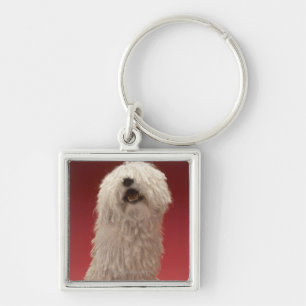 Cute Komondor Dog Sleutelhanger