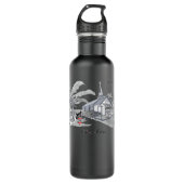 Cute Kona Hawaii Hand Drawn No2 Waterfles (Voorkant)